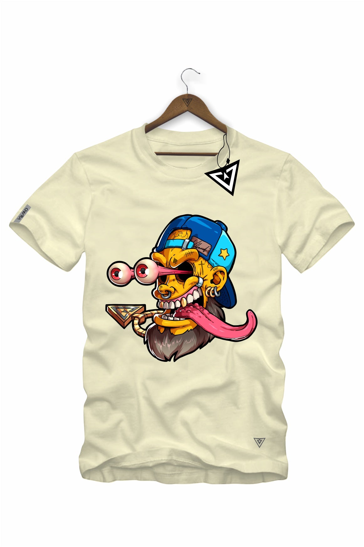 CAMISETA CRAZY SKULL