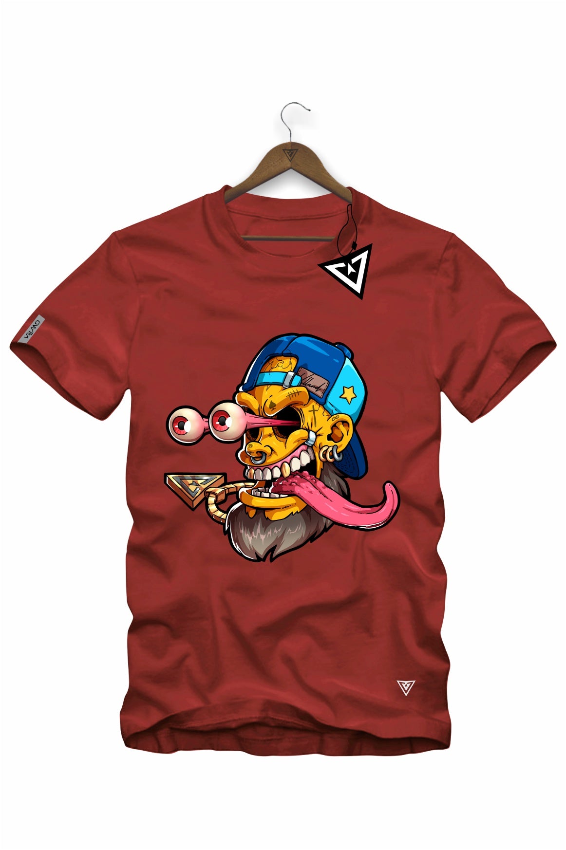CAMISETA CRAZY SKULL