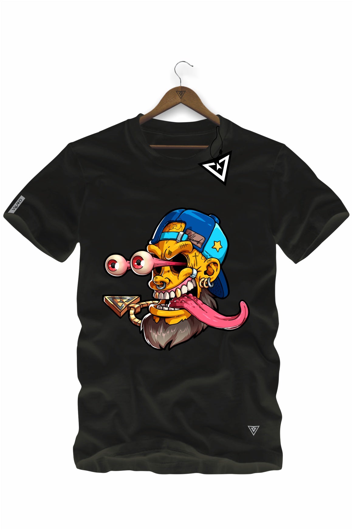 CAMISETA CRAZY SKULL