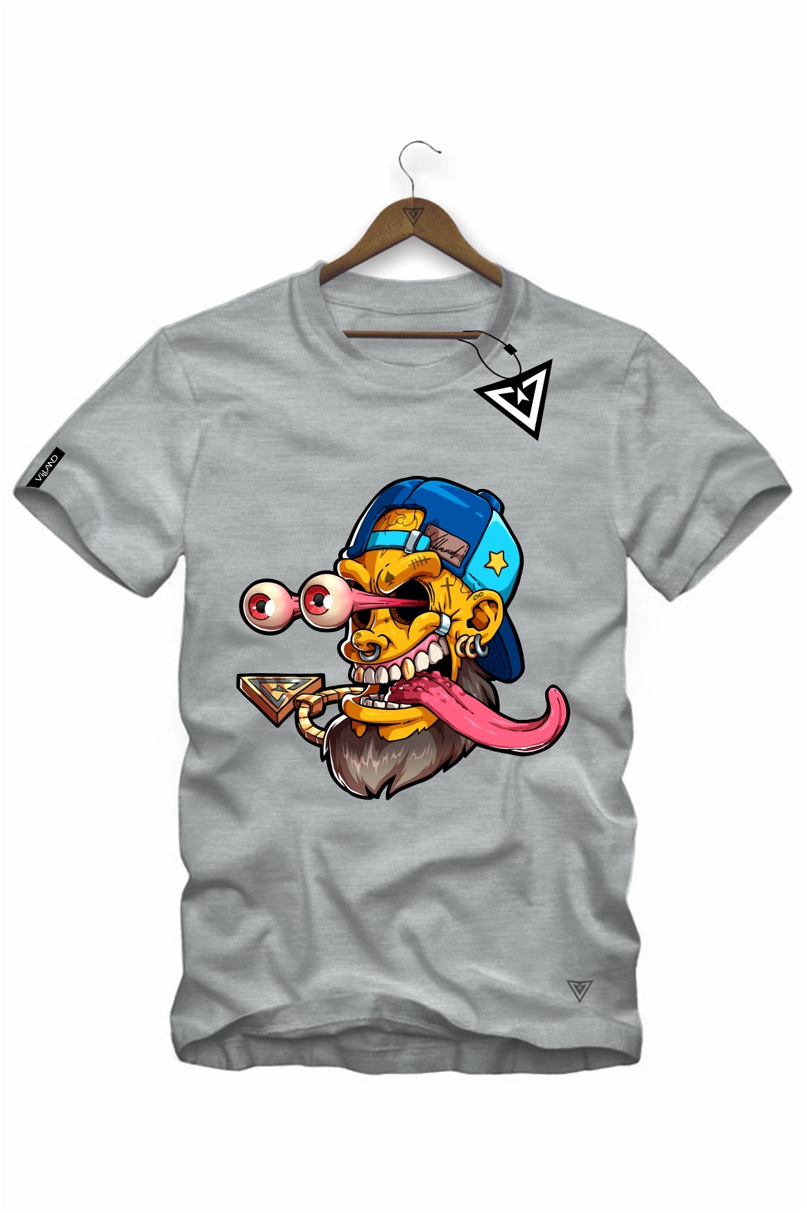 CAMISETA CRAZY SKULL